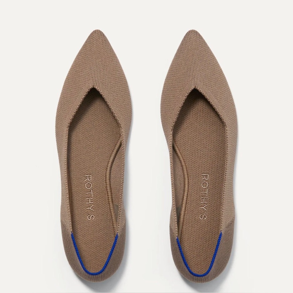 Rothy's Portobello Women's Tan Flats size 9